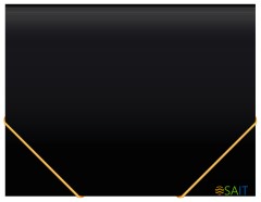 Портфель Бюрократ Black Opal BLPP13 13 отдел. A4 пластик 0.7мм черный/ассорти