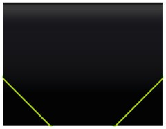 Портфель Бюрократ Black Opal BLPP13 13 отдел. A4 пластик 0.7мм черный/ассорти