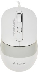 Мышь A4Tech Fstyler FM10 белый/серый оптическая 1600dpi USB 4but (FM10 WHITE)