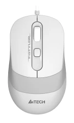 Мышь A4Tech Fstyler FM10 белый/серый оптическая 1600dpi USB 4but (FM10 WHITE)