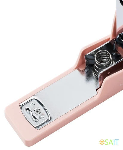 Степлер Deli ENS084 PINK Nusign 24/6 26/6 (20листов) розовый 100скоб металл/пластик коробка