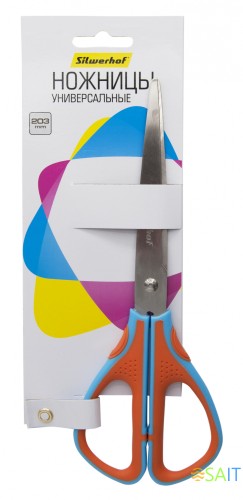 Ножницы Silwerhof College универсальные 203мм ручки с резиновой вставкой
