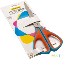 Ножницы Silwerhof College универсальные 203мм ручки с резиновой вставкой