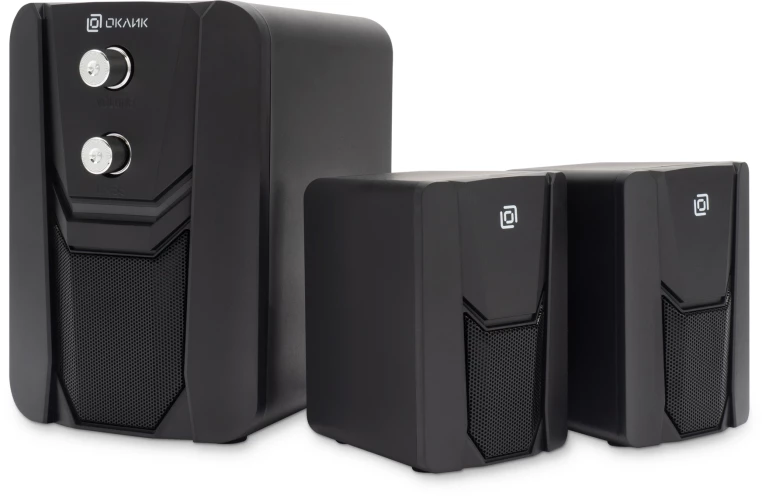 Колонки Оклик OK-423 2.1 черный 11Вт