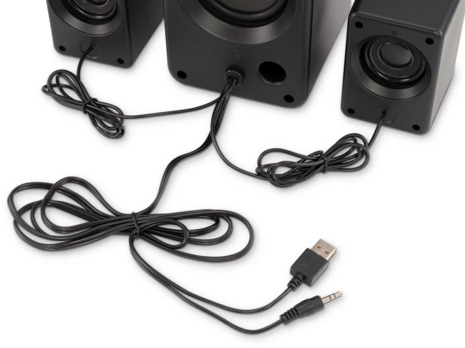 Колонки Оклик OK-423 2.1 черный 11Вт