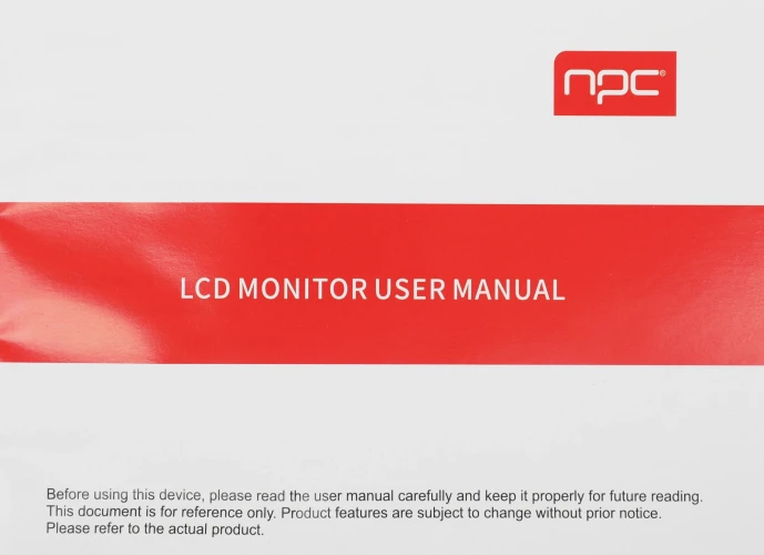 Монитор NPC 27" MD2719-B черный VA LED 1ms 16:9 HDMI M/M матовая HAS Piv 4000:1 250cd 178гр/178гр 1920x1080 240Hz G-Sync FreeSync DP FHD USB 5.5кг