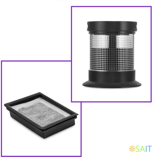 Пылесос моющий Kitfort КТ-5176 200Вт черный/фиолетовый