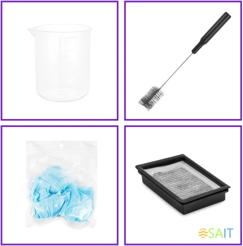 Пылесос моющий Kitfort КТ-5176 200Вт черный/фиолетовый