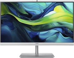 Моноблок Acer Aspire C24-195ES 23.8" Full HD Core Ultra 5 125U (1.3) 16Gb SSD512Gb Graphics CR Windows 11 Home GbitEth WiFi BT 65W клавиатура мышь Cam серебристый 1920x1080