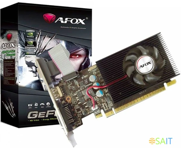 Видеокарта Afox PCI-E AF730-4096D3L6 NVIDIA GeForce GT 730 4Gb 128bit GDDR3 700/1333 DVIx1 HDMIx1 CRTx1 HDCP Ret low profile