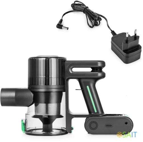 Пылесос ручной Kitfort КТ-5168 150Вт зеленый/черный (в компл.:1мешок)