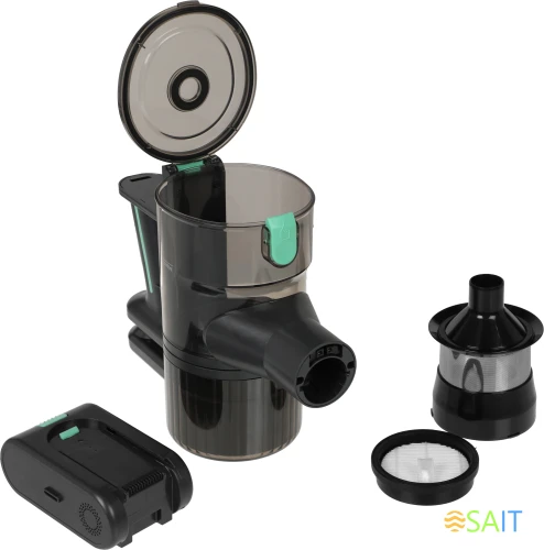 Пылесос ручной Kitfort КТ-5168 150Вт зеленый/черный (в компл.:1мешок)