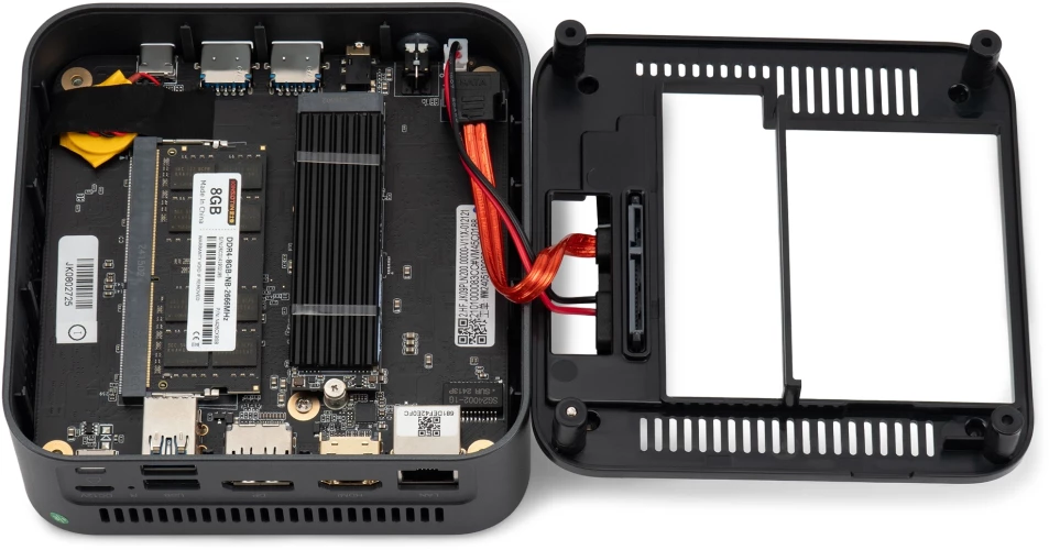 Неттоп IRU 110ALCN N100 (0.8) 8Gb SSD256Gb UHDG noOS GbitEth WiFi BT черный (2012483)