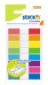 Закладки самокл. пластиковые Stick`n 26074 45x8мм 8цв.в упак. 20лист Z-сложения