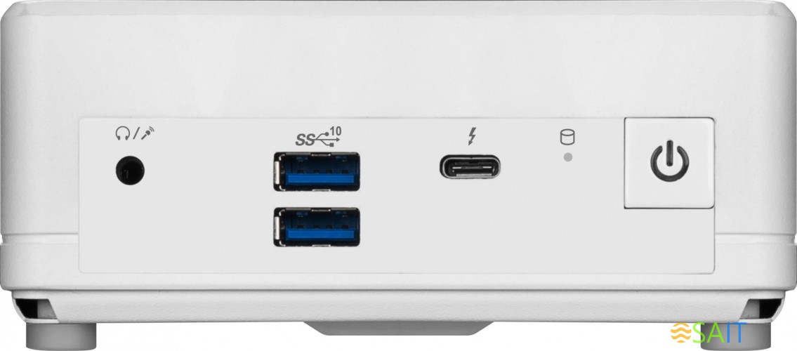 Неттоп MSI Cubi 5 12M-046XRU i3 1215U (1.2) 8Gb SSD512Gb UHDG noOS 2xGbitEth WiFi BT 65W белый (9S6-B0A812-221)