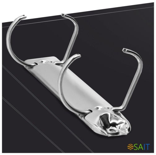 Папка на 2-х кольцах Silwerhof Perlen 271957-73 A4 1мм кор.38мм внутр. с вставкой сиреневый металлик