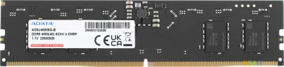 Память DDR5 8GB 4800MHz A-Data AD5U48008G-B OEM PC5-38400 CL40 DIMM 288-pin 1.1В single rank OEM