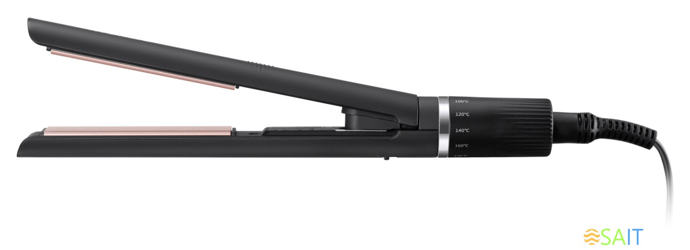 Выпрямитель Hyundai H-HS1270 42Вт черный макс.темп.:200С покрытие:керамико-турмалиновое