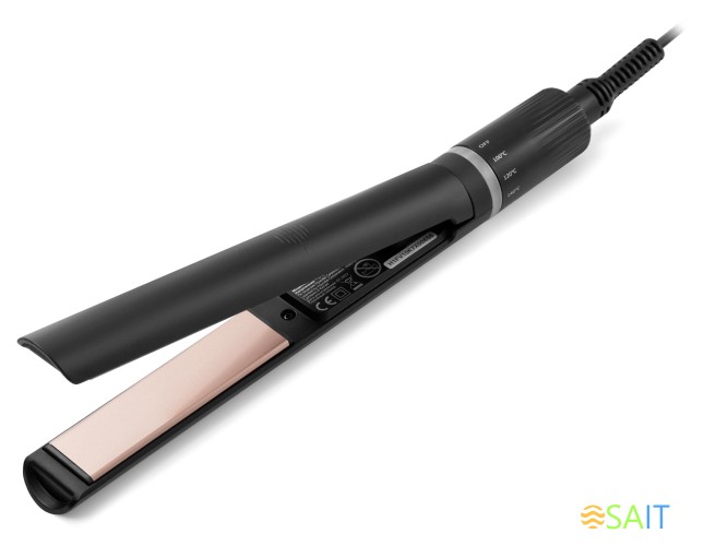 Выпрямитель Hyundai H-HS1270 42Вт черный макс.темп.:200С покрытие:керамико-турмалиновое