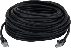 Патч-корд Buro UTP 4 пары cat.5E CCA molded 20м черный RJ-45 (m)-RJ-45 (m)