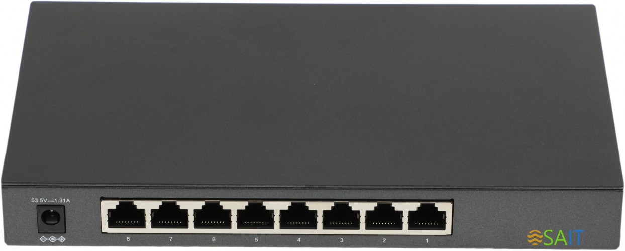 Коммутатор TP-Link JetStream SG2008P (L2) 8x1Гбит/с 4PoE+ 62W управляемый