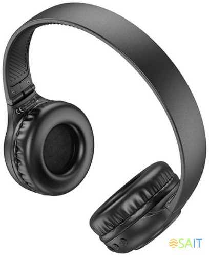 Гарнитура накладные Hoco Charm W41 черный беспроводные bluetooth оголовье