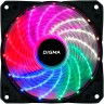 Вентилятор для корпуса Digma DFAN-FRGB2 RGB 120х120x25 черный 3-pin 4-pin (Molex) 23дБ Ret