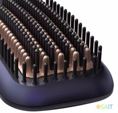 Расческа-выпрямитель Philips BHH885/00 черный/фиолетовый макс.темп.:200С покрытие:керамическое