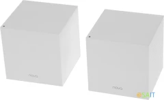 Бесшовный Mesh роутер Tenda MW12 (MW12(2-PACK)) AC2100 10/100/1000BASE-TX белый (упак.:2шт)