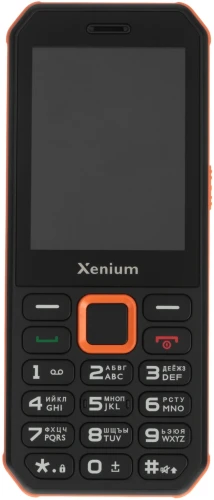 Мобильный телефон Xenium X300 черный/оранжевый моноблок 2Sim 2.8" 240x320 Nucleus 0.3Mpix GSM900/1800 MP3 FM microSD max32Gb