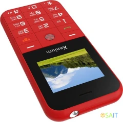 Мобильный телефон Xenium X718 красный моноблок 2Sim 1.77" 128x160 Spreadtrum ThreadX RTOS 0.3Mpix GSM900/1800 MP3 FM microSD max32Gb