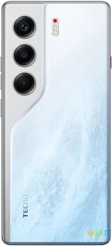 Смартфон Tecno Camon 40 256Gb 8Gb белый моноблок 3G 4G 2Sim 6.78" 1080x2436 Android 15 50Mpix 802.11 a/b/g/n/ac NFC GPS GSM900/1800 GSM1900 Protect FM microSD max1024Gb