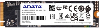 Накопитель SSD A-Data PCIe 4.0 x4 2TB ALEG-960M-2TCS Legend 960 Max M.2 2280