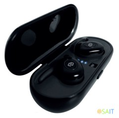 Гарнитура внутриканальные Digma TWS-02 черный беспроводные bluetooth в ушной раковине (GEAR-S02)