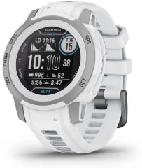 Смарт-часы Garmin Instinct 2s Solar 40мм 1.2" AMOLED корп.черный/белый рем.белый (010-02564-03)