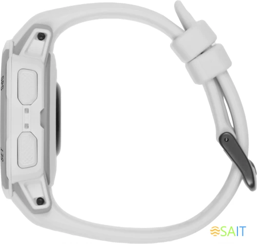 Смарт-часы Garmin Instinct 2s Solar 40мм 1.2" AMOLED корп.черный/белый рем.белый (010-02564-03)