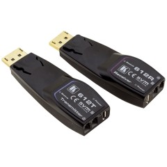 Передатчик и приемник сигнала DisplayPort 1.2 по волоконно-оптическому кабелю; кабель 2LC, многомодовый ОМ3, до 200 м, поддержка 4К60 4:4:4 [94-0006120] Kramer 612R/T