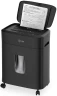Шредер Cactus CS-SH-D4 черный с автоподачей (секр.P-5) фрагменты 60лист. 15лтр. скрепки скобы пл.карты