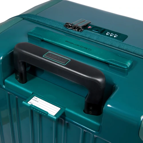 Чемодан Piquadro POP BV4427POP/VE 46x69x27см 67л. 4.43кг. поликарбонат/алюм. зеленый глянц.