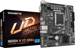 Материнская плата Gigabyte H610M H V3 DDR4 Soc-1700 Intel H610 2xDDR4 mATX AC`97 8ch(7.1) GbLAN+VGA+HDMI