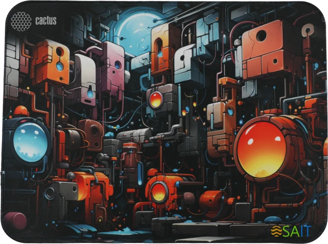 Коврик для мыши Cactus Scheme 400x300x3мм (CS-MP-PRO14XL)