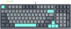 Клавиатура A4Tech Fstyler FS300 механическая черный/серый USB for gamer LED (FS300 PANDA ROCK)