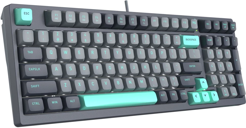 Клавиатура A4Tech Fstyler FS300 механическая черный/серый USB for gamer LED (FS300 PANDA ROCK)