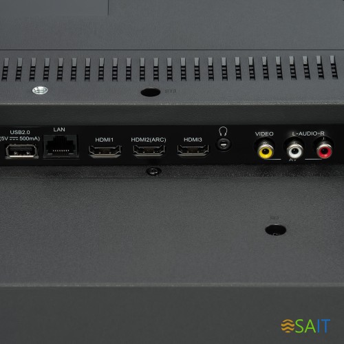 Телевизор LED Starwind 50" SW-LED50UG400 Яндекс.ТВ стальной 4K Ultra HD 60Hz DVB-T DVB-T2 DVB-C DVB-S DVB-S2 USB WiFi Smart TV