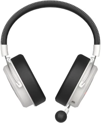Наушники с микрофоном A4Tech Bloody MR590 Sports белый/черный 1.5м мониторные BT/Radio/3.5mm оголовье (MR590+ WIRED/SPORT WHITE)