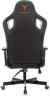 Кресло игровое Knight Outrider черный ромбик эко.кожа с подголов. крестов. металл
