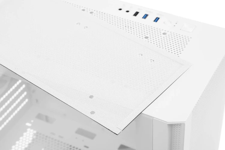 Корпус Montech Air 100 Lite белый без БП mATX 6x120mm 4x140mm 1xUSB2.0 2xUSB3.0 audio bott PSU