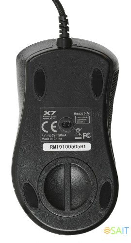 Мышь A4Tech Oscar Editor XL-747H рисунок/голубой лазерная 3600dpi USB 6but (XL-747H (BLUE SPIDER))