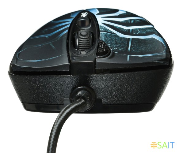 Мышь A4Tech Oscar Editor XL-747H рисунок/голубой лазерная 3600dpi USB 6but (XL-747H (BLUE SPIDER))