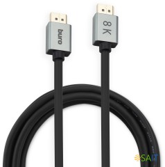 Кабель аудио-видео Buro V1.4 DisplayPort (m)/DisplayPort (m) 5м. позолоч.конт. черный (BHP-DPP-1.4-5G)